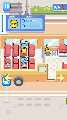 A bus seating puzzle in Seat Up Logic Puzzle